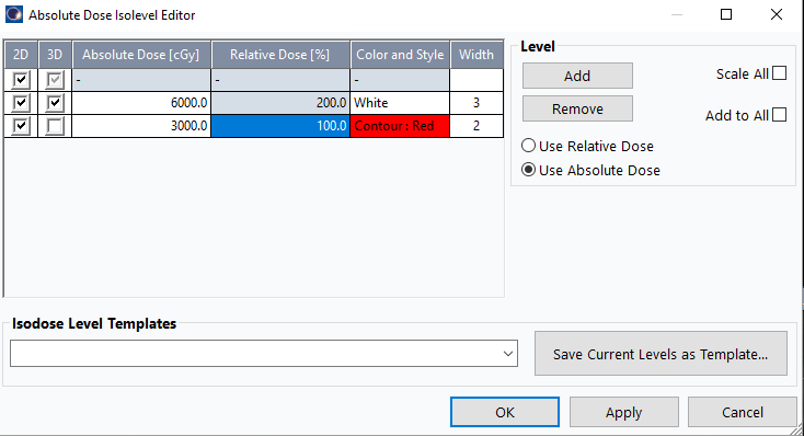 Dose Display Option B