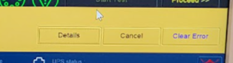 Clear Error
